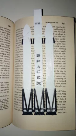 SpaceX Falcon Heavy Bookmark