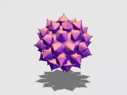 Spiky seed bauble