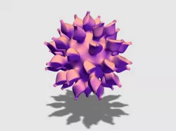 Spiky starburst ball 