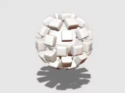 Sugar cube bauble