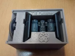 TIE Punisher Holder (X-Wing Miniatures) for Stanley organizer