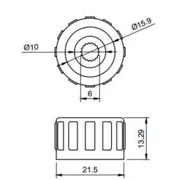 Volkswagen radio knob button 