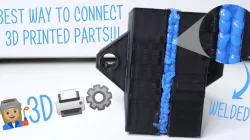 Welding 3D prints with 3D pen sample for test
