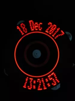 Wireless POV Clock