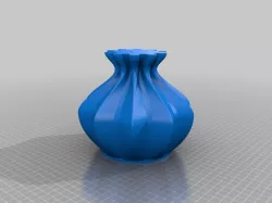 Xmas gift bag vase