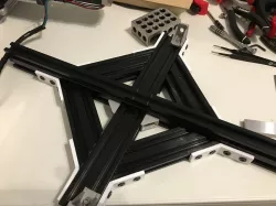 135 Degree Angle Brackets for 20mm Extrusions