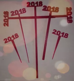 2018 Graduation Party Picks and Swizzle Sticks