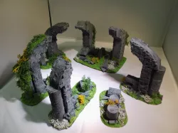28 mm warhammer scale - arch / bow ruins 