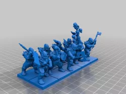 28mm orc "Greatax" unit