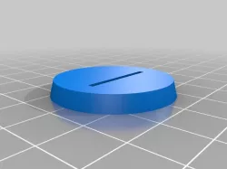 32mm round "slotta" base - bevelled edge