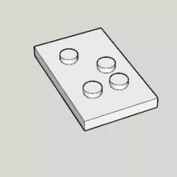 3D Print Braille (US Standard)