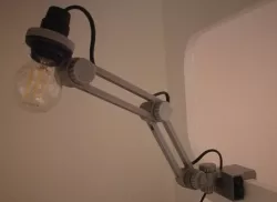 3D printed desk lamp