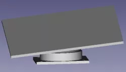 airbrush piece holder 3 axis turntable Oblique Tilting Table