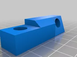 Anet A8 Diagonal Reinforcement Bottom right 8mm beveled