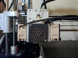 Anet A8 E3D Carriage for triple 40mm fan