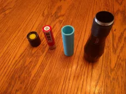 Atomic Beam Battery Sleeve for 18650 Lion Battery