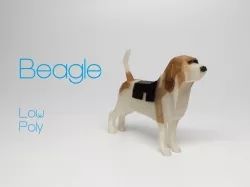 Beagle - Low Poly