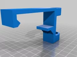 Bed ramp support for articulated lamp