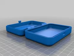 box with clip or magnetic lock, different versions