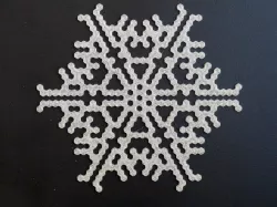 Cellular automaton BlocksCAD snowflake generator