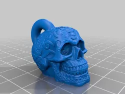 Celtic Skull Keychain