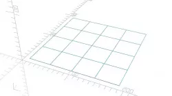 Configurable calibration test XY grid