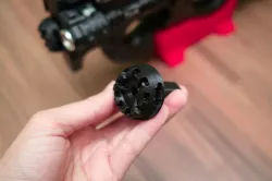 Cookie Cutter type muzzle device for airsoft P90