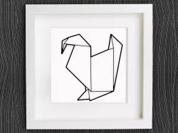 Customizable Origami Turkey