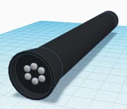 Flashlight for AA Batteries and 3mm LEDs