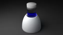Fountain pen - ink sample holder