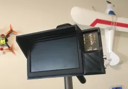 FPV Monitor & DVR Enclosure + Mount for tripod