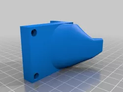 GEEETech i3 proB Acrylic 40mm Fan Mount 