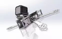 GOPRO SESSION/HERO FPV MOUNT OF GE-5 FRAME KIT