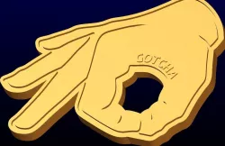 Gotcha! - 80's Throw-Back "The Circle Game" Icon