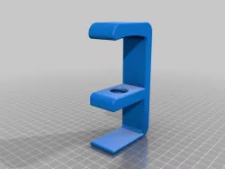Headphone holder desk mounted