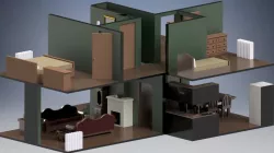 HO Scale Interior - Lancaster Farmhouse