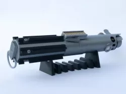 Horizontal display stand for lightsaber hilt