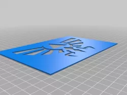 Hyrule Crest Stencil