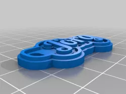 Jörg Multiline Tag or Keychain