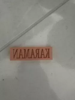 Kabartma Kalibi KARAMAN