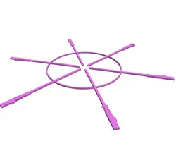 Lightsaber Snowflake
