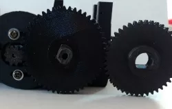 Main gear with 50 teeth for slower speeds