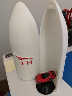 Matchbox Roadster Falcon Heavy Fairings