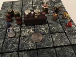 Medieval Market Accessories Miniatures