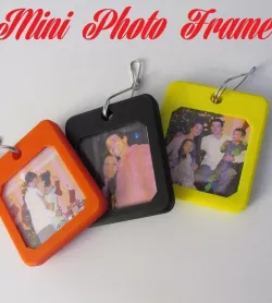 Mini Keychain Photo Frame