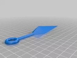 Naruto Kunai Knife (lengthwise split)