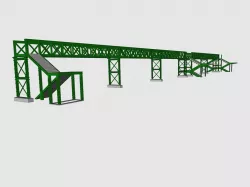 Pasarela antigua Valladolid Old overpass (H0, 1:87)