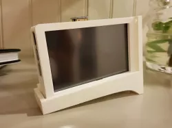 Pi 3 Case for 5 Inch Touch screen Wall Side Mount
