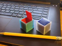 Pocket-Sized Folding Cube