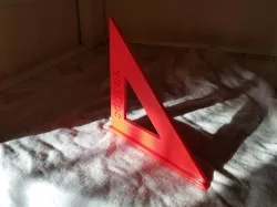 Print Flat Speed Square